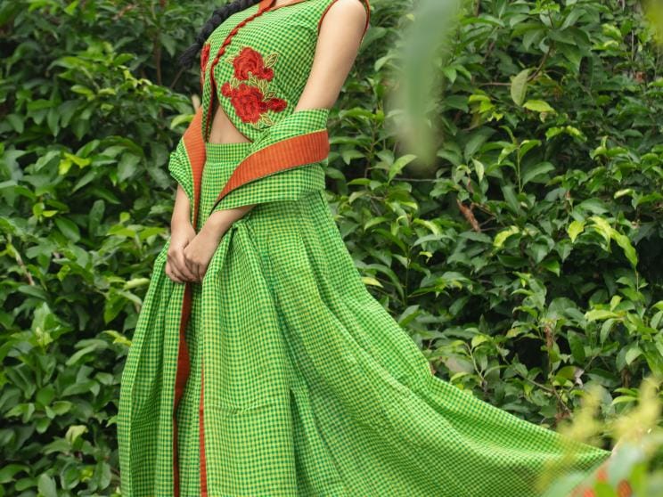 The checkered comeback: Gamchas go high fashion