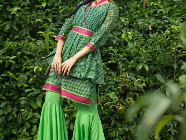 The checkered comeback: Gamchas go high fashion