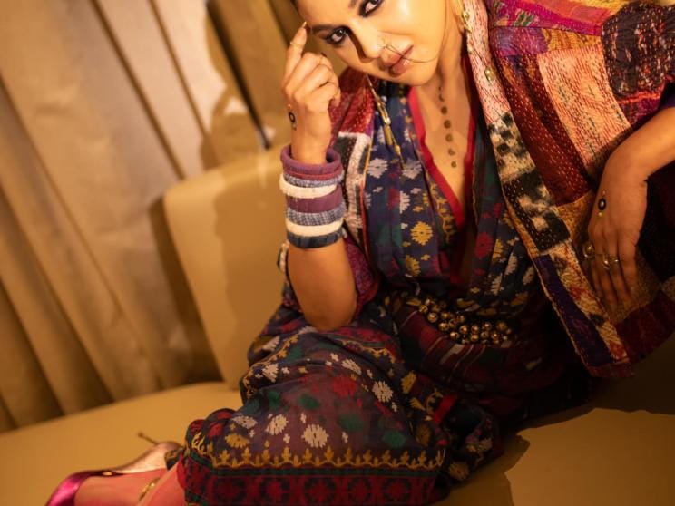 Jaya Ahsan’s exotic Jamdani attire becomes talk of the town