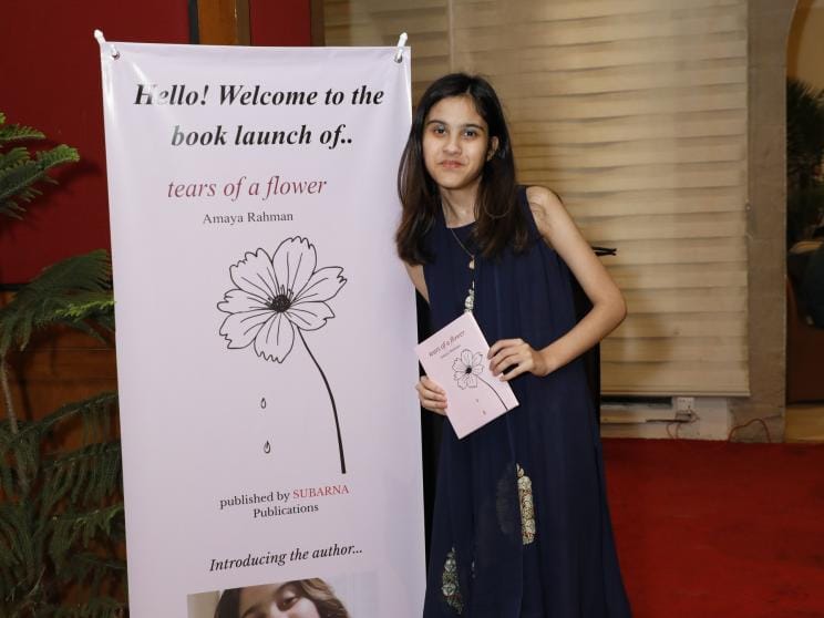 Bangladeshi poet Amaya Rahman launches ‘Tears of a Flower’ 