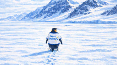 This penguin took 'Ekla Cholo Re' too seriously