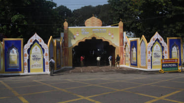 Eid ul Fitr jamaat preparation in Dhaka