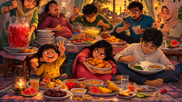10 types of people you always see at an iftar table