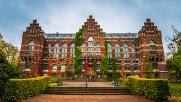 The university library building at Lund University