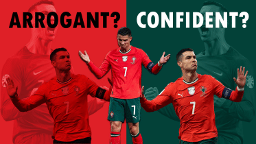 Is Portugal's Cristiano Ronaldo confident or arrogant?