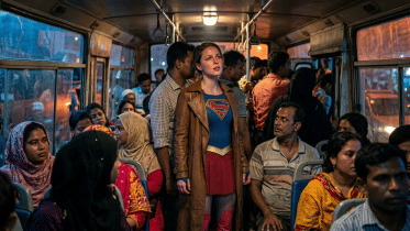 Supergirl takes on Dhaka buses — and it ends exactly as you'd expect