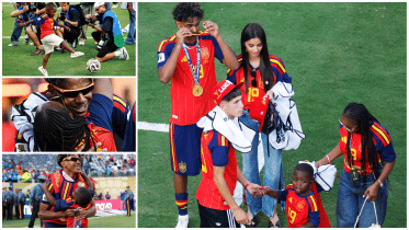 Lamine Yamal World Cup victory celebration