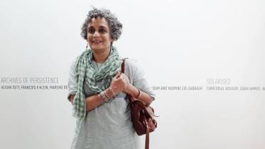 Indian Writer Arundhati Roy now in Bangladesh