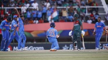 Bangladesh vs India match in ICC Under-19 World Cup Final