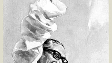 Bangabandhu's portrait by artist Shahabuddin Ahmed