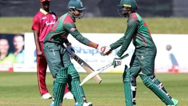 Bangladesh won against West Indies by 5 wickets in Tri-Nation Series 2019