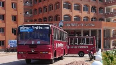 Barishal University's Student Bus