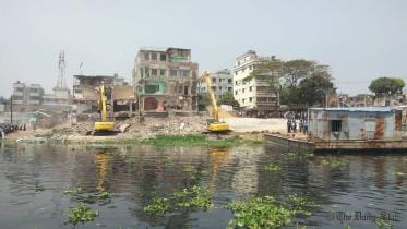 Turag river in Mirpur