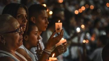 Tribute to Chapecoense tragedy 