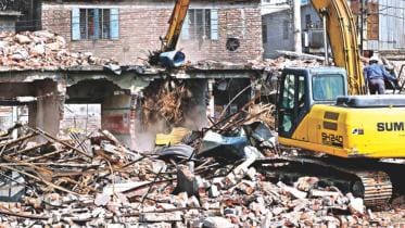 BIWTA knocks down 1,199 illegal structures from Turag