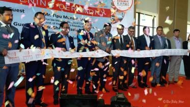 Commerce Minister Tipu Munshi inaugurates the Ceramic Expo Bangladesh 2019