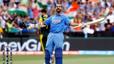 Dhawan in seventh heaven