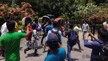 BCL men attack CU protesters