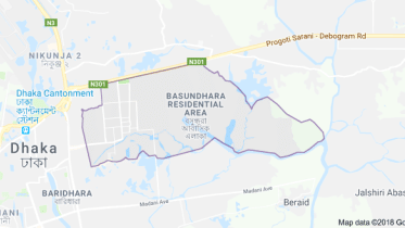 Heavy patrols at Baridhara