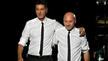 Domenico Dolce and Stefano Gabbana