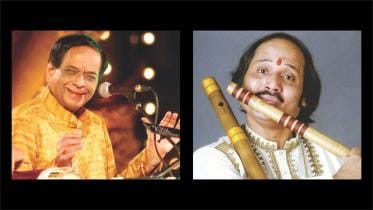 Dr. Balamurali Krishna and Pandit Ronu Majumdar