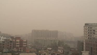 Dust pollution in Dhaka