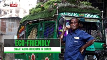 Environment friendly smart auto-rickshaw in Dhaka