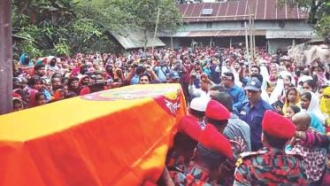 Fireman Sohel Rana's final farewell