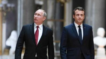 French President Emmanuel Macron invited Russian President Vladimir Putin