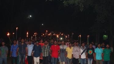 Jahangirnagar University students Protest against Bangladesh Chhatra League Attack