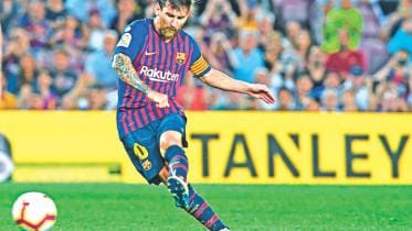  Lionel Messi in 2018-19 La Liga