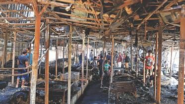 Malibagh Kitchen Market Fire
