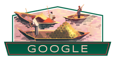 Google doodle celebrates Independence Day