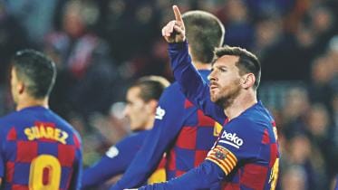 Lionel Messi's 35th La Liga hat-trick