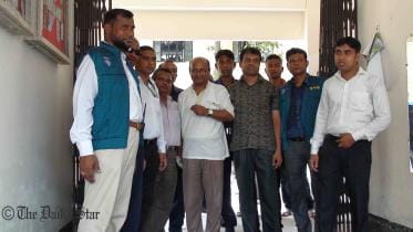 Pirojpur Sonali Bank officials held
