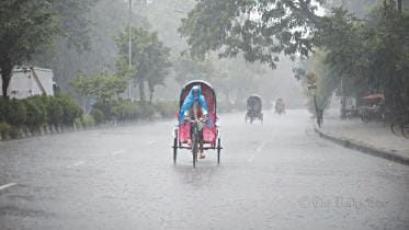 Rainy weather in Bangladesh