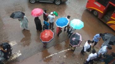 Rainy weather in Bangladesh
