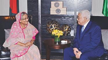 Sheikh Hasina and Mahmoud Abbas.jpg