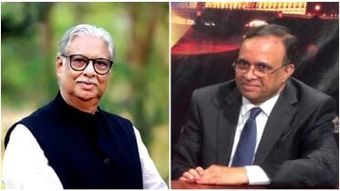 Gonoforum Mps-elect Mohammad Mansur and  Mokabbir Khan