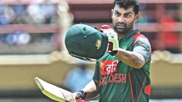 Tamim Iqbal in BD vs WI ODI Series