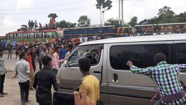 Traffic Jam on Dhaka-Tangail highway
