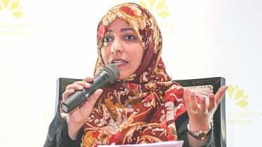 Nobel Peace Prize winner Tawakkol Karman