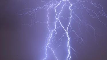 lightning strikes