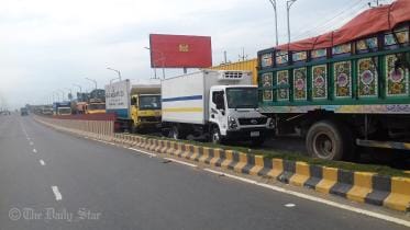 Traffic jam in Bangladesh
