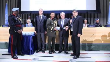 United Nations honours 12 Bangladeshi Peacekeepers