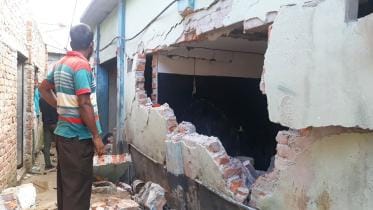 Child killed in wall collapse