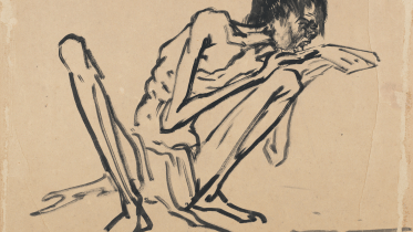 Zainul Abedin, Famine Sketch (1943)