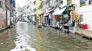 Waterlogging in Dhaka