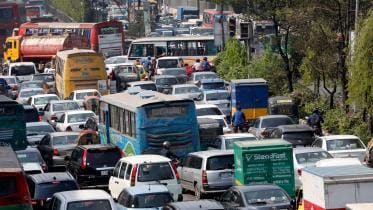 Traffic Jam in Dhaka City Today