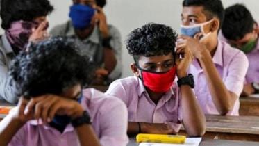 Indian students in class